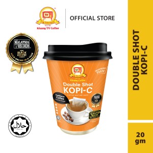 Kluang TV Coffee Double Shot Kopi-C To-Go Cup